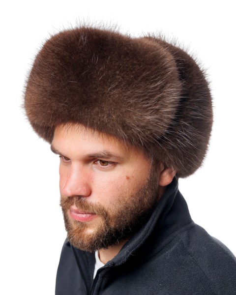 Мужская ушанка из бобра Beaver North