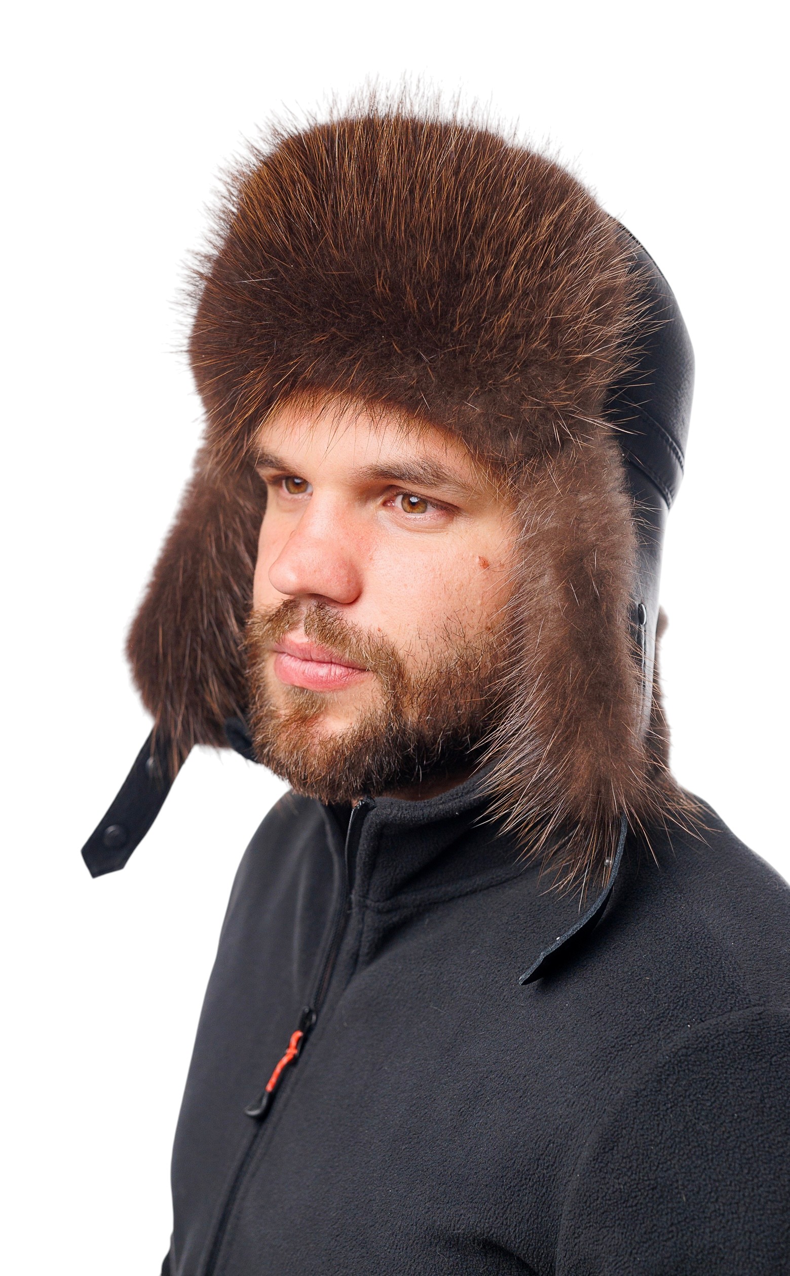 Мужская ушанка из бобра Arctic Nobleman