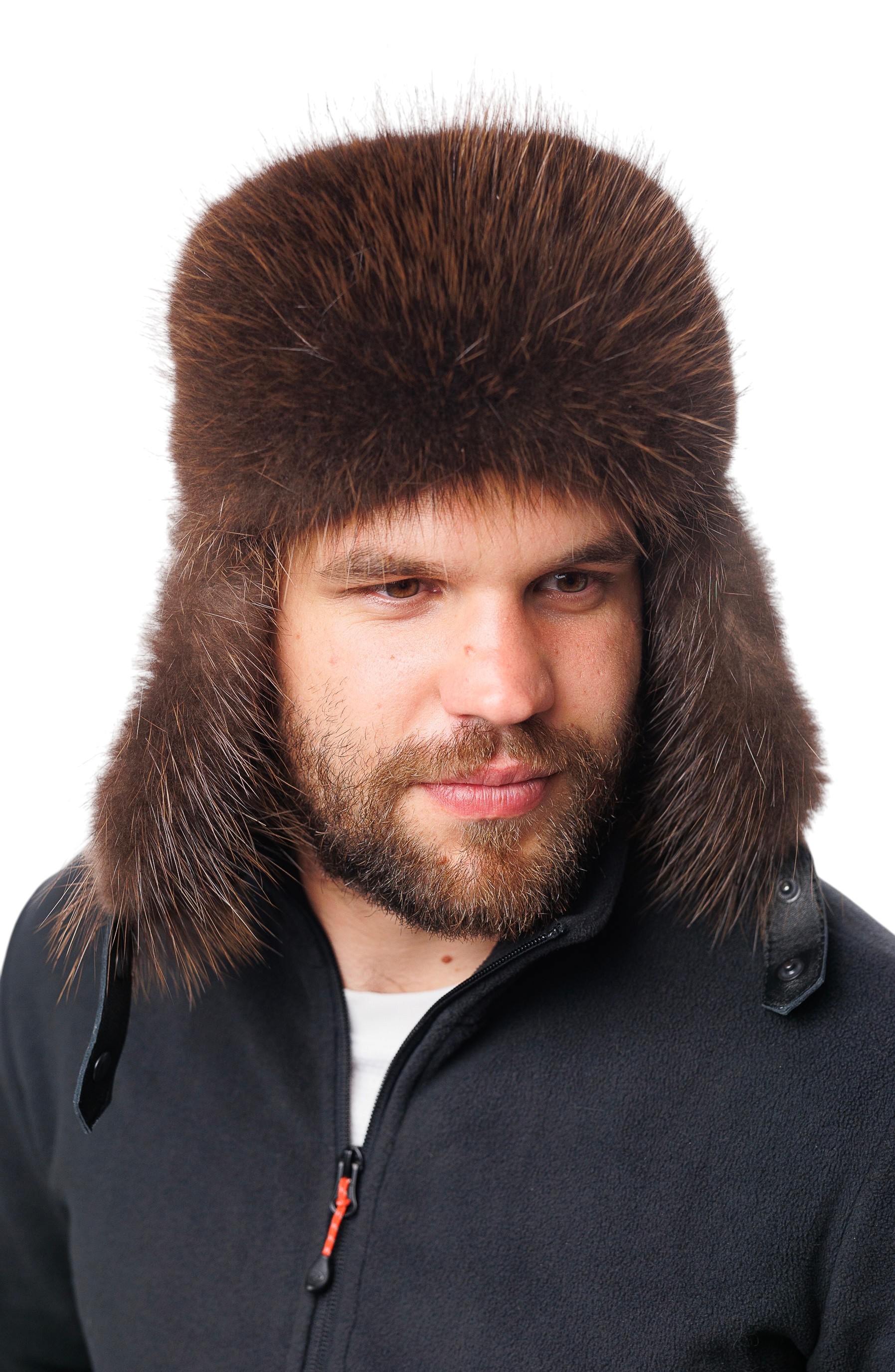 Мужская ушанка из бобра Arctic Nobleman