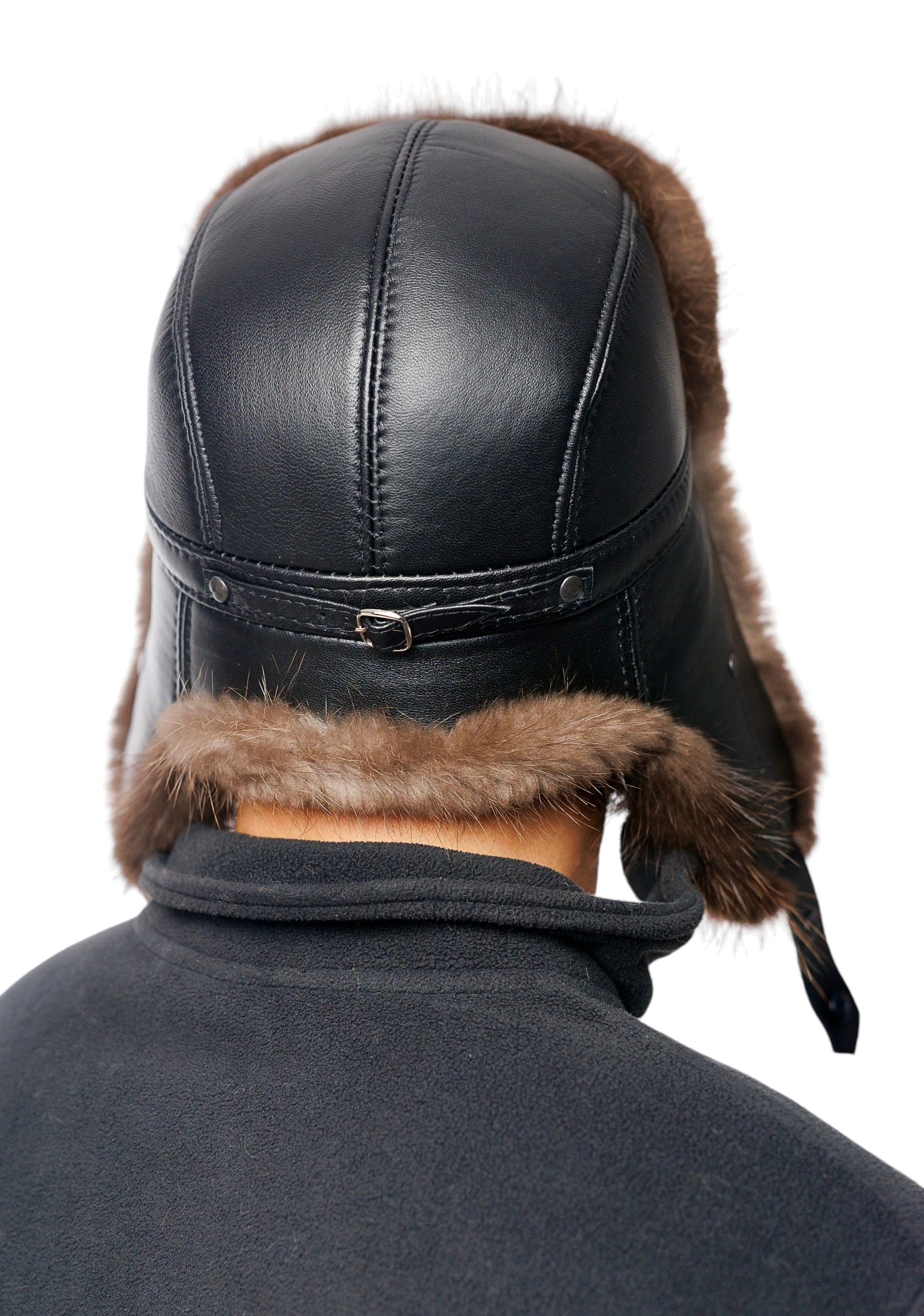 Мужская ушанка из бобра Arctic Nobleman