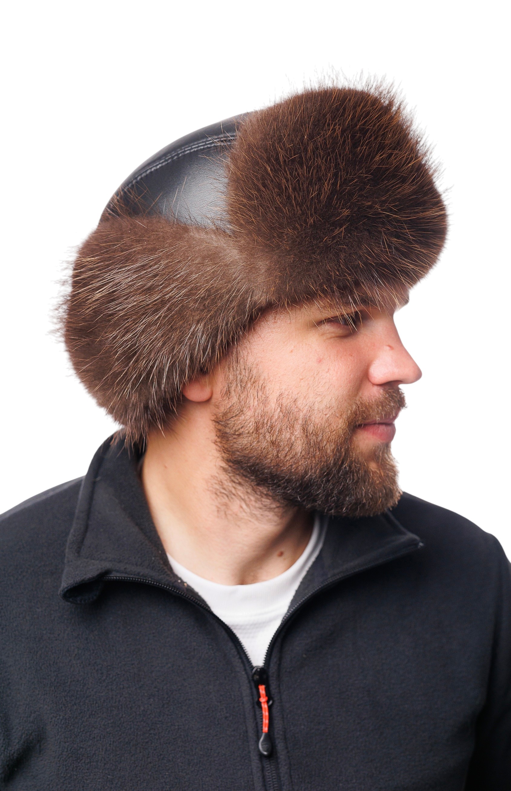 Мужская ушанка из бобра Arctic Nobleman