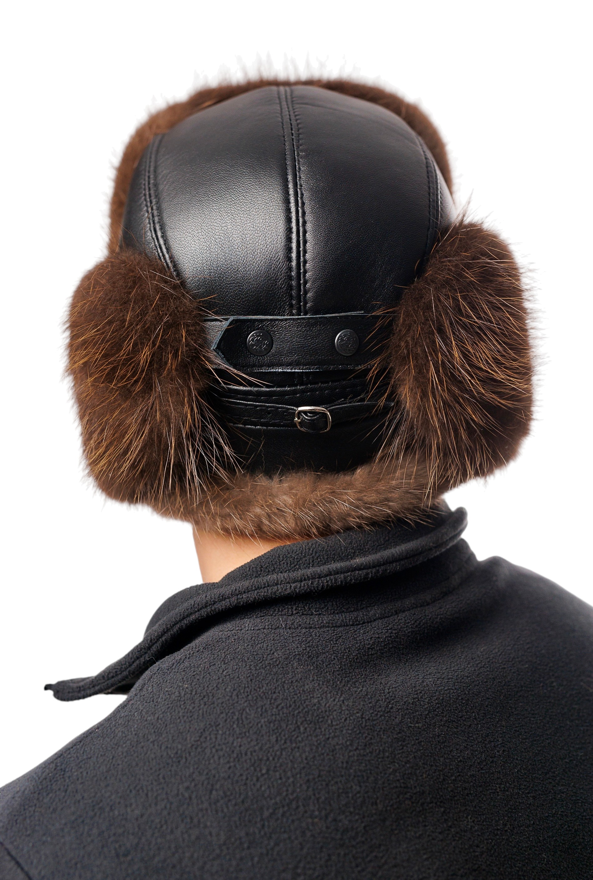 Мужская ушанка из бобра Arctic Nobleman