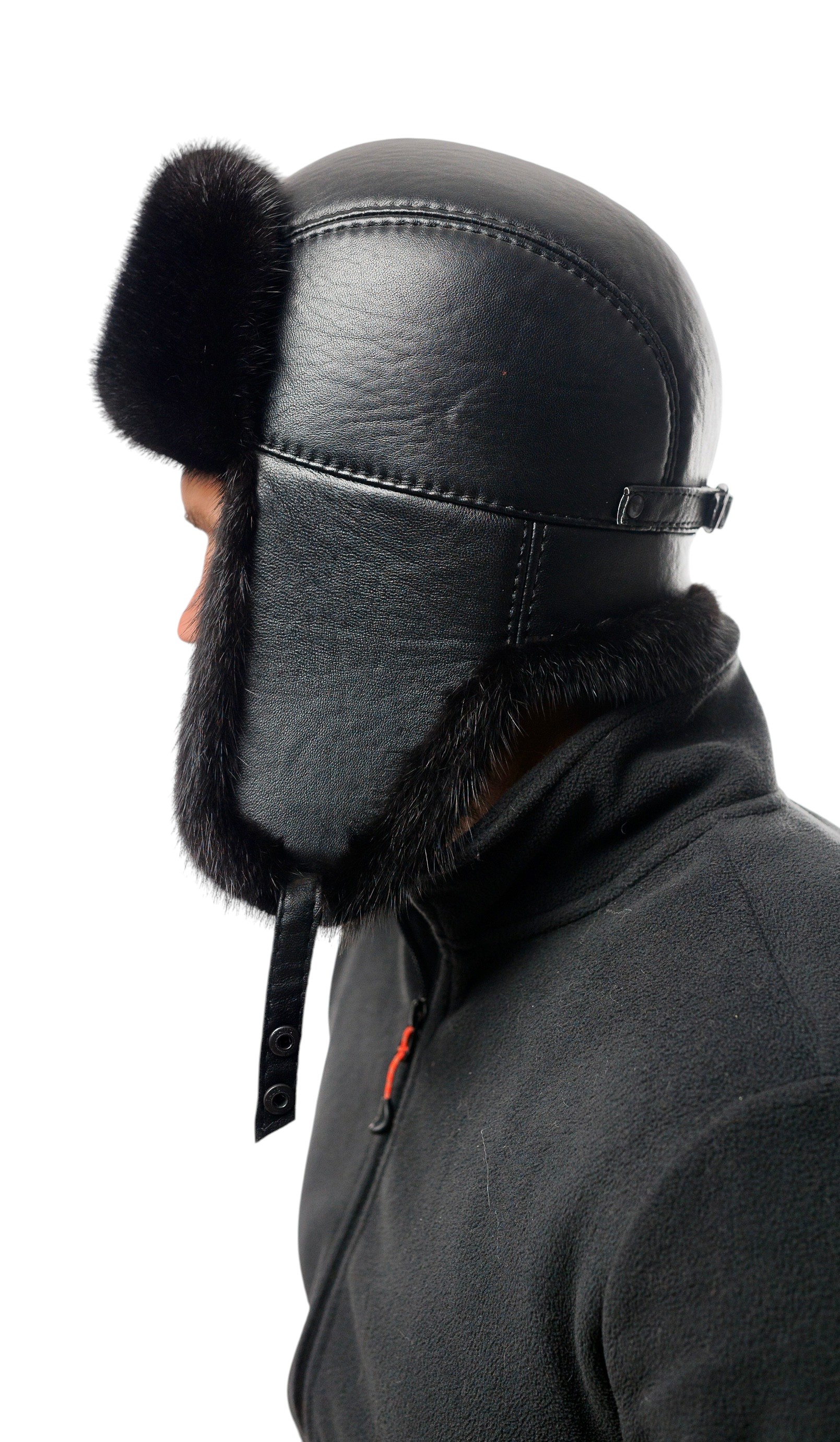 Мужская ушанка из норки Mink Guard 2.0
