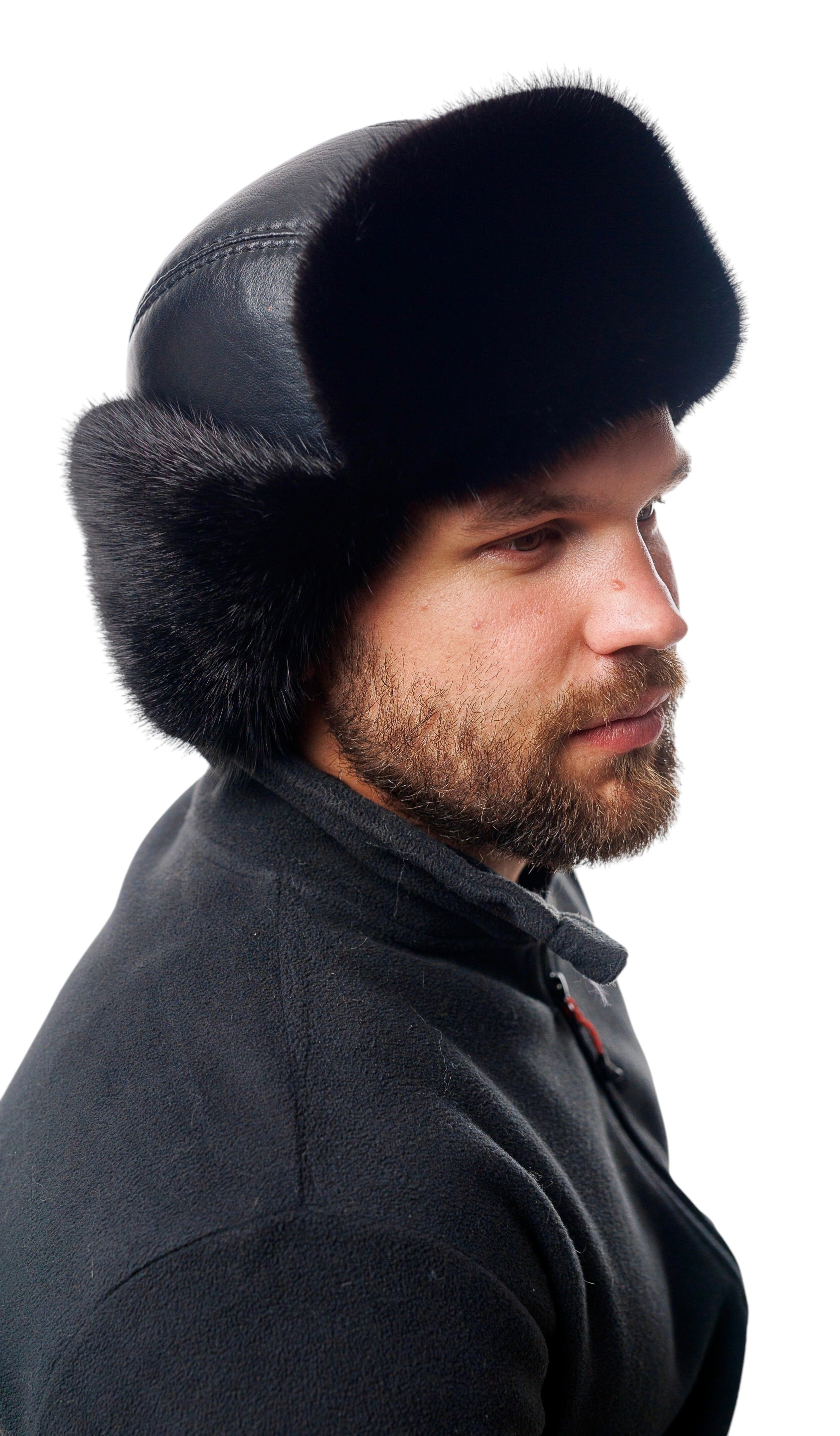 Мужская ушанка из норки Mink Guard 2.0