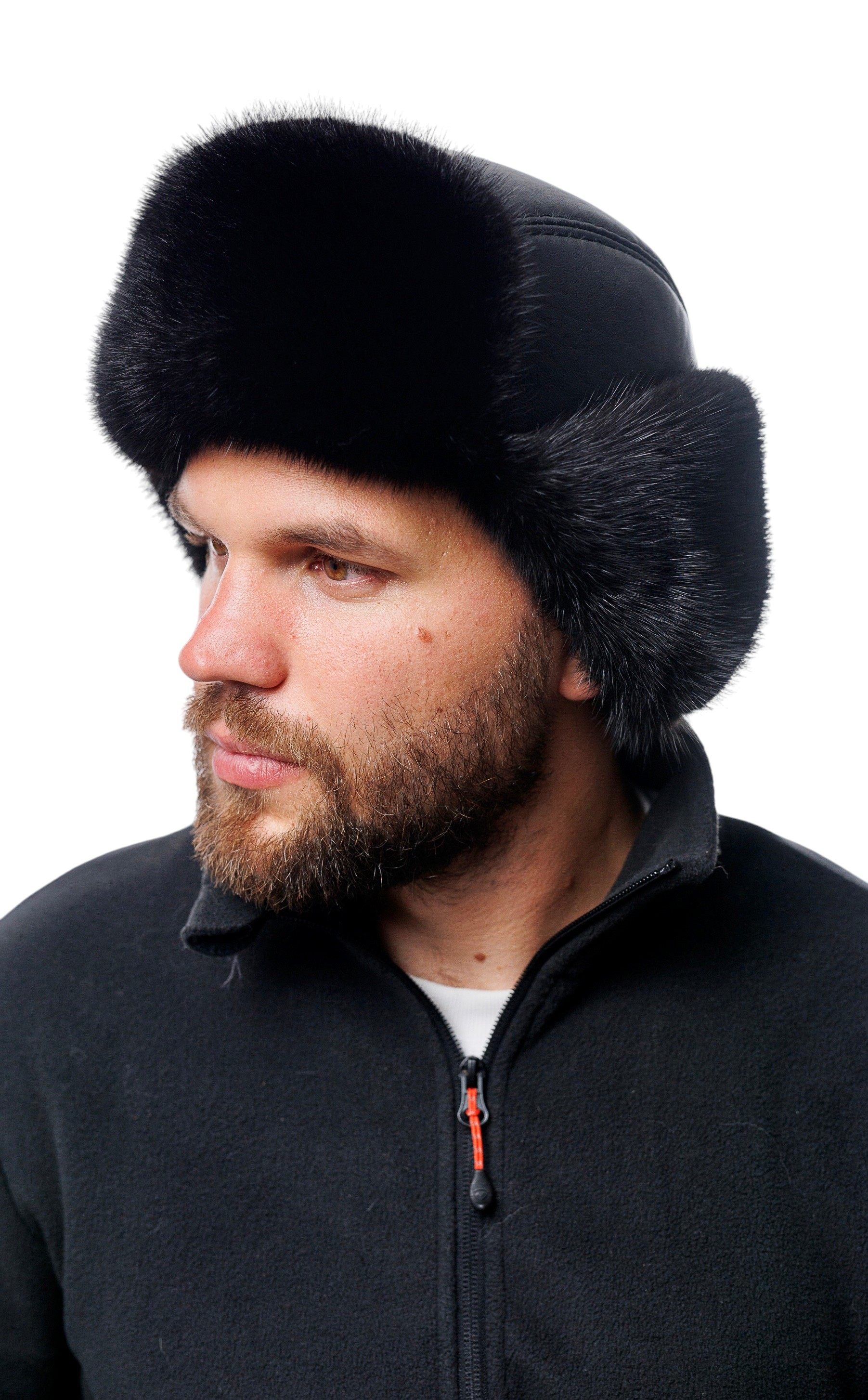 Мужская ушанка из норки Mink Guard 2.0