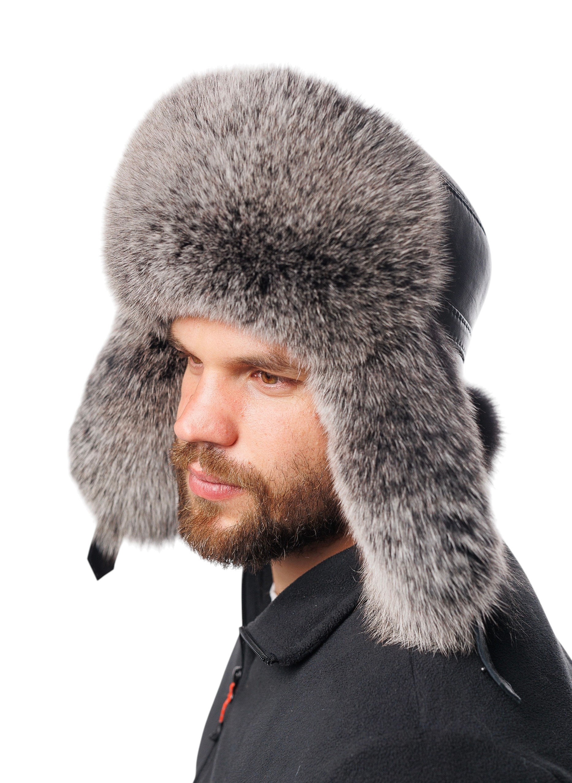 Мужская ушанка из песца Northerner