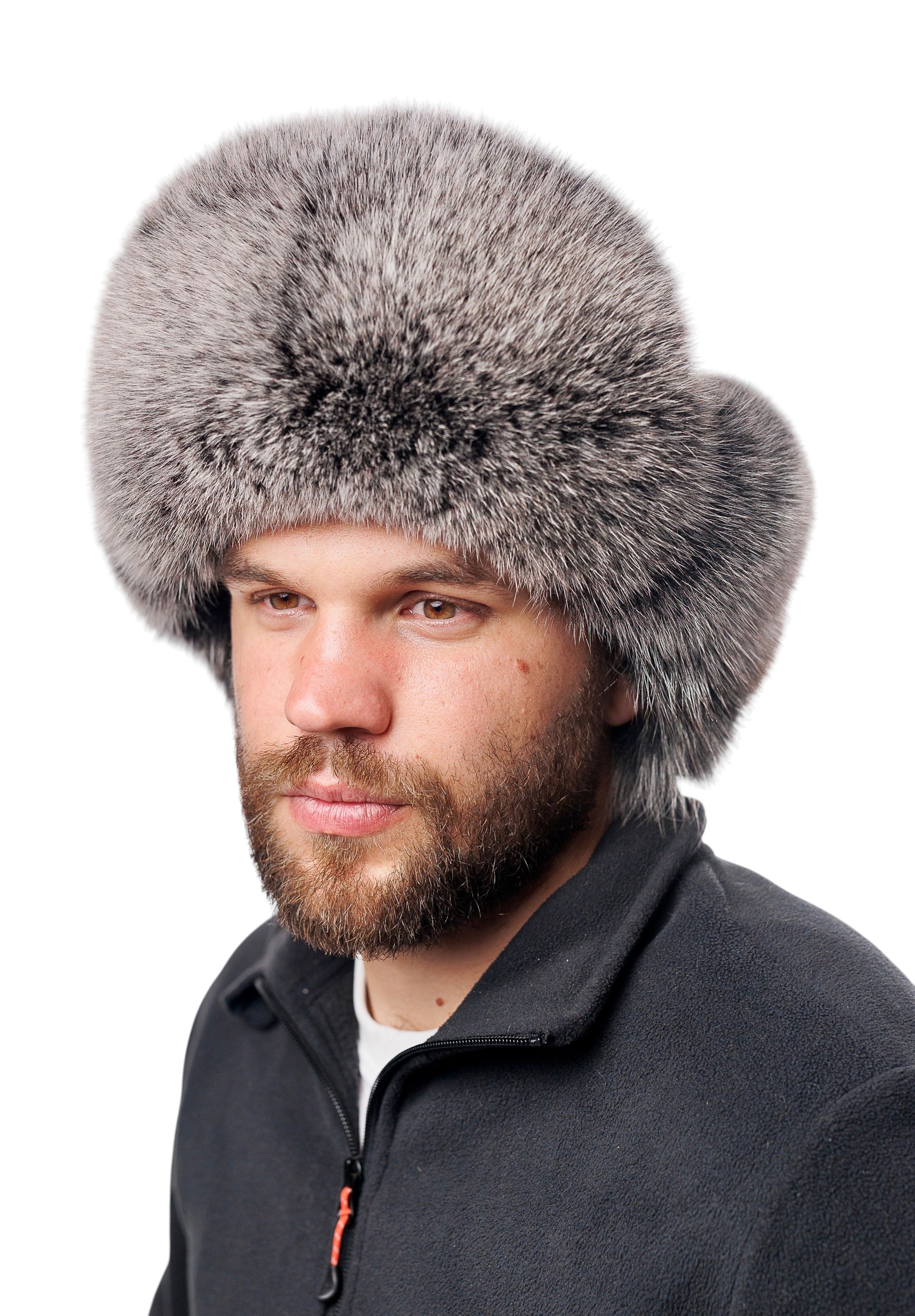 Мужская ушанка из песца Northerner