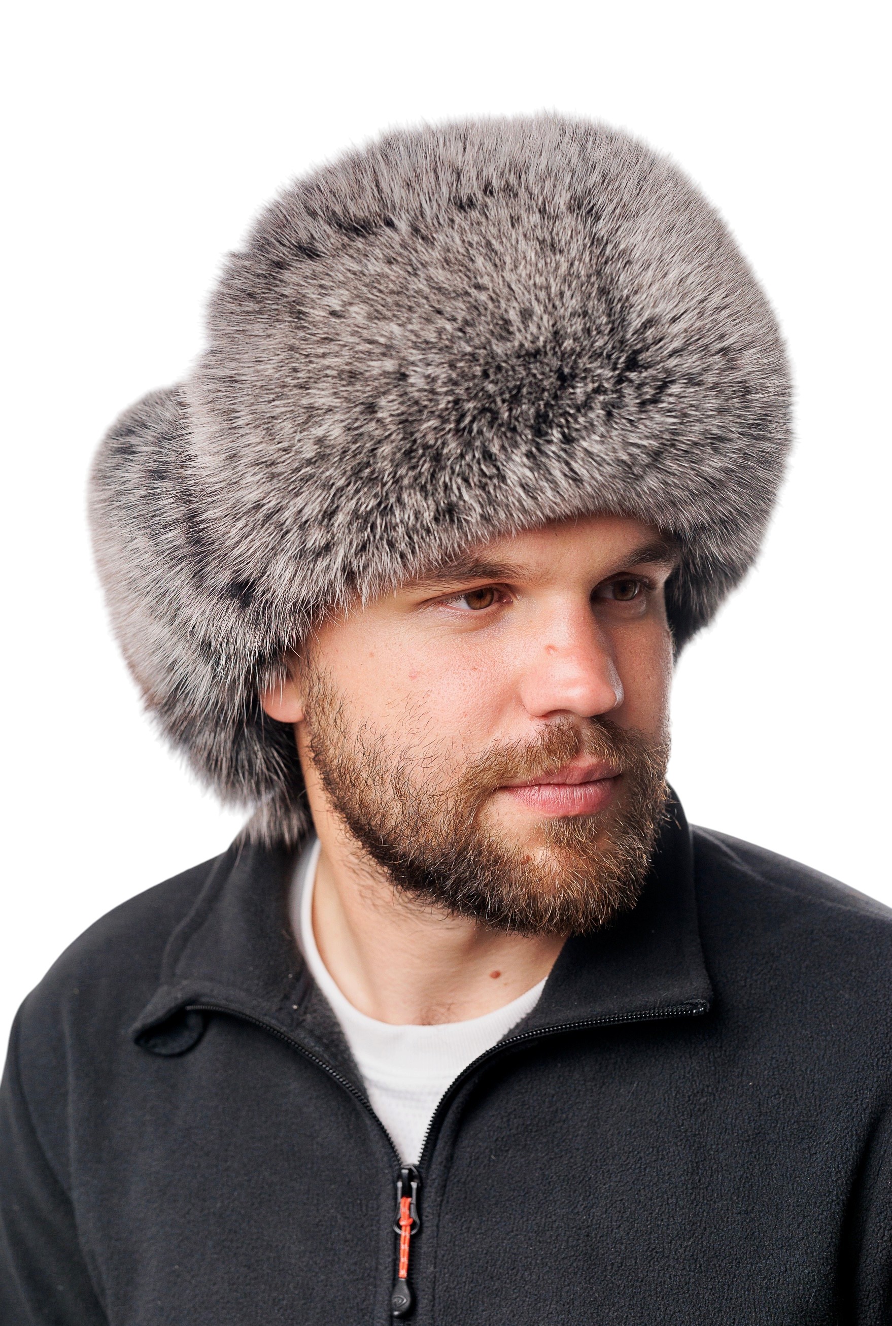 Мужская ушанка из песца Northerner